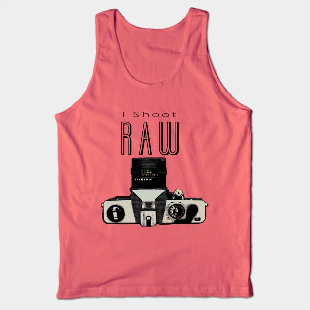 I shoot RAW Tank Top by djmrice